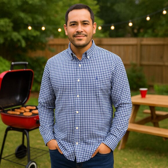 Joules Hammond Men’s XL Classic Fit Gingham Button Down Shirt 100% Cotton - Picture 1 of 8